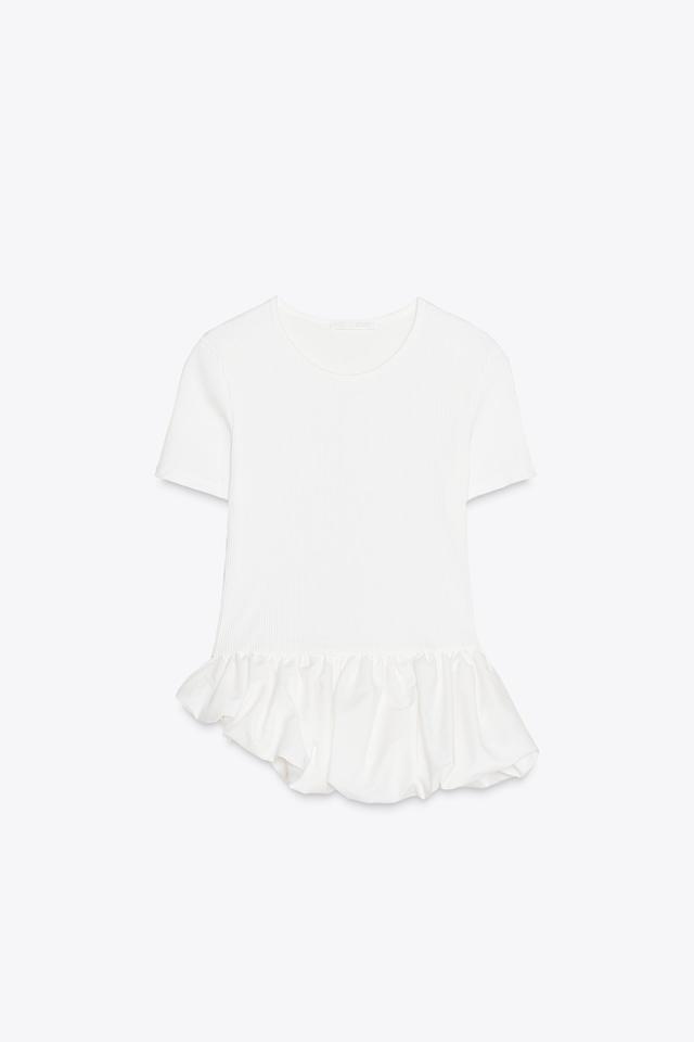 体型カバーに“この1枚”！【ZARA】大人可愛い♡「ペプラム