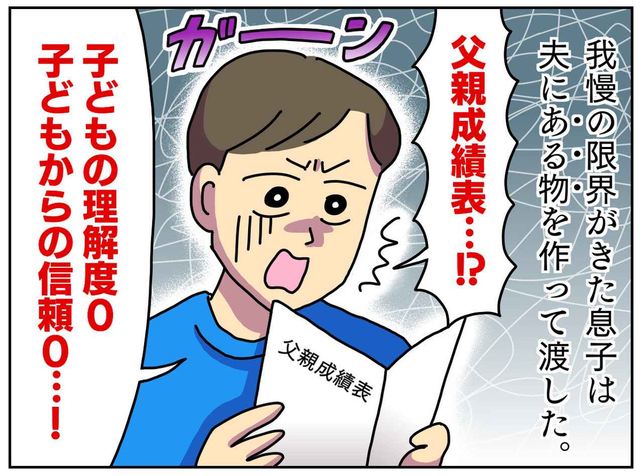 画像3: 子どもの成績だけは気になる夫