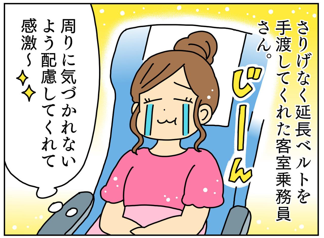 画像4: 察して助け舟を出してくれた客室乗務員さん