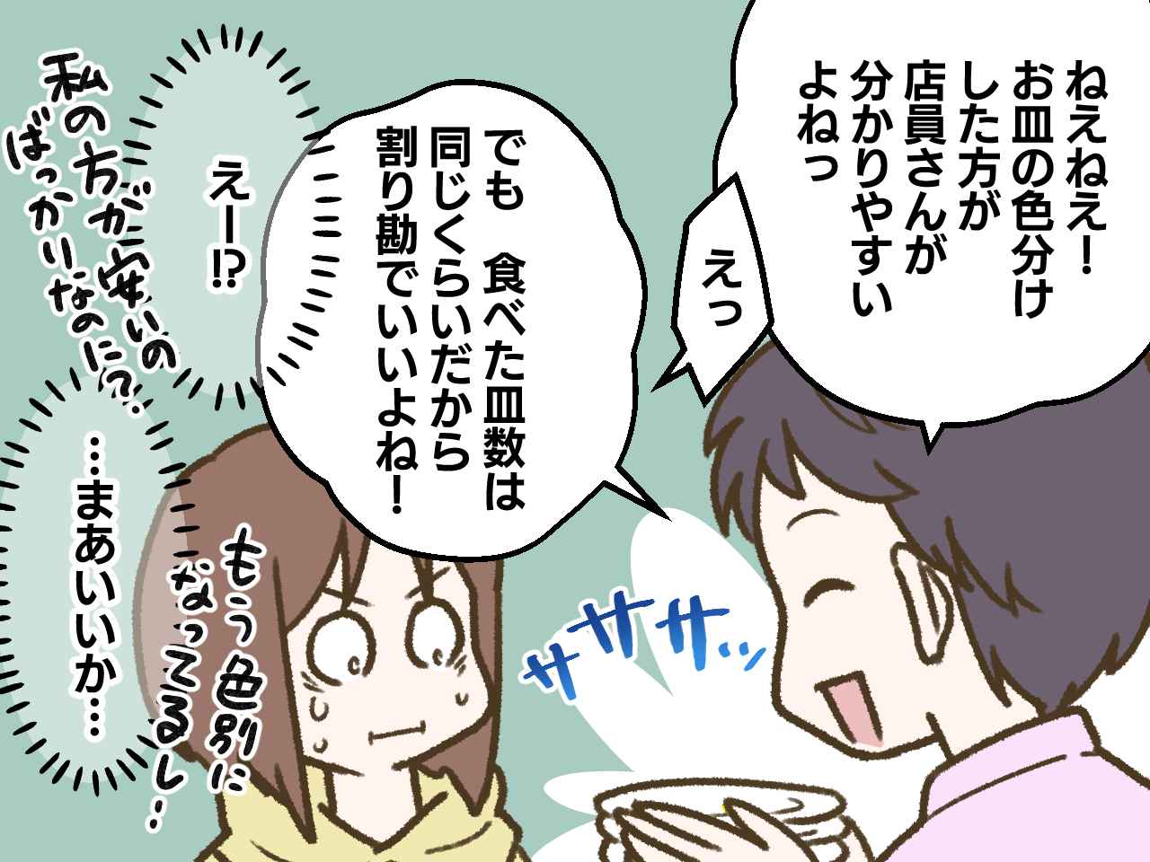 画像3: 私は、過去の経験から回転寿司の皿を記録する