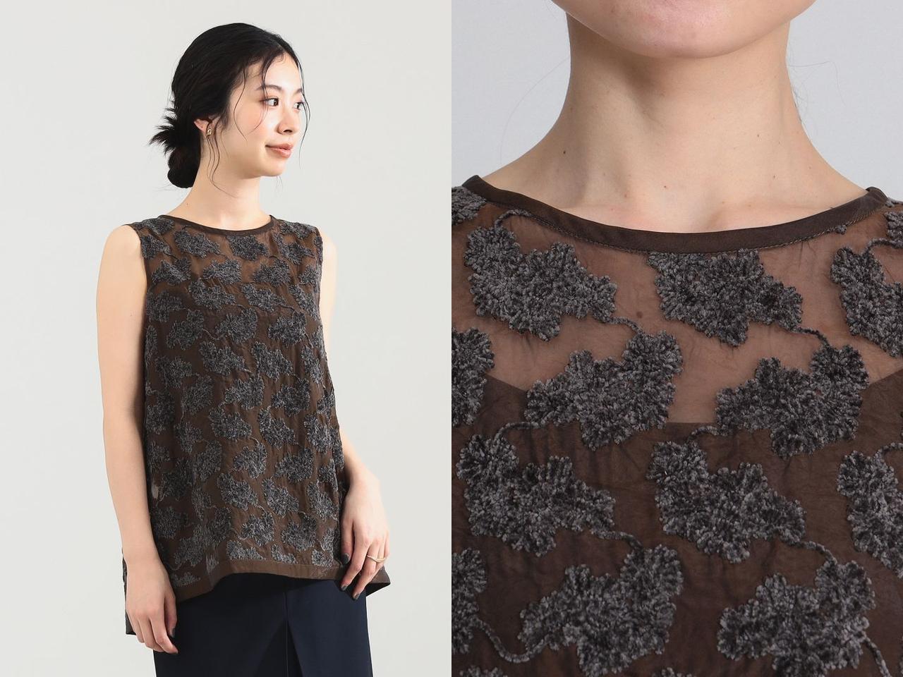 画像: 「モールヤーン フラワー ブラウス」￥18,700 出典：デミルクス ビームス