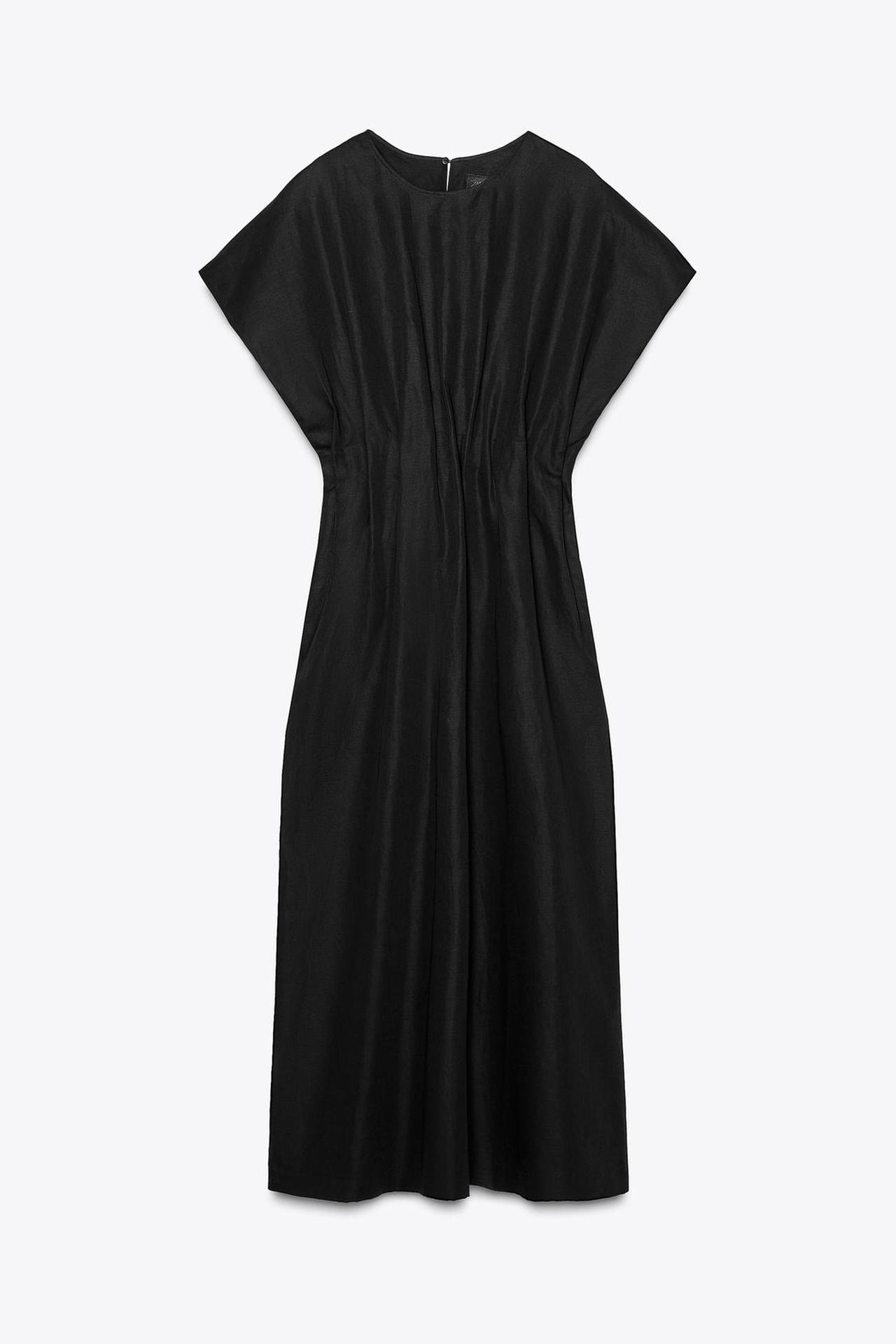 ☆ドイツ発*ZARA*新作*ボタンフロントリブワンピ/BLACK☆ zara メタルボタン リブワンピース - メルカリ