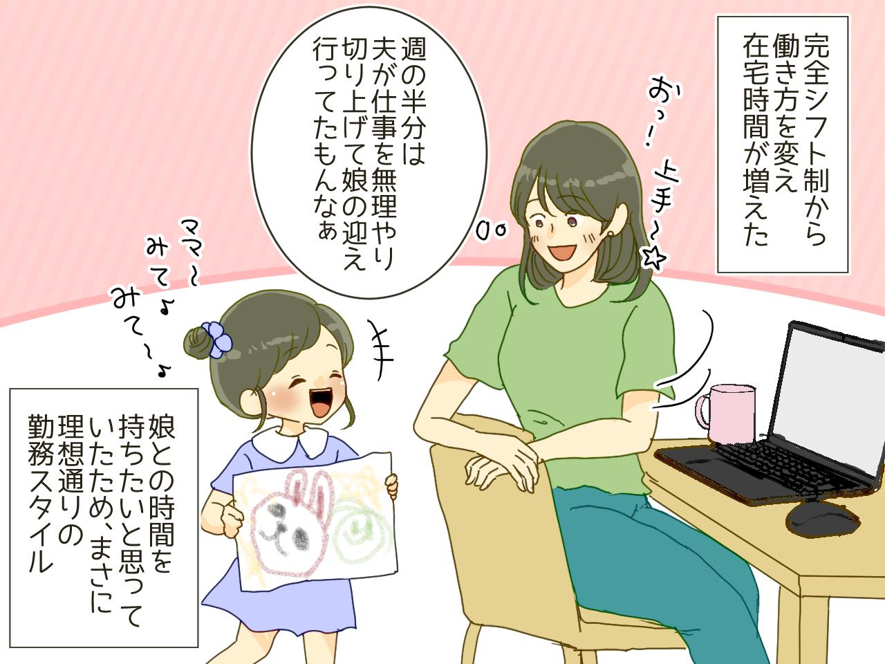 画像1: 娘「パパがいい！」働き方を変え娘との時間を増やしたことを後悔していると…⁉