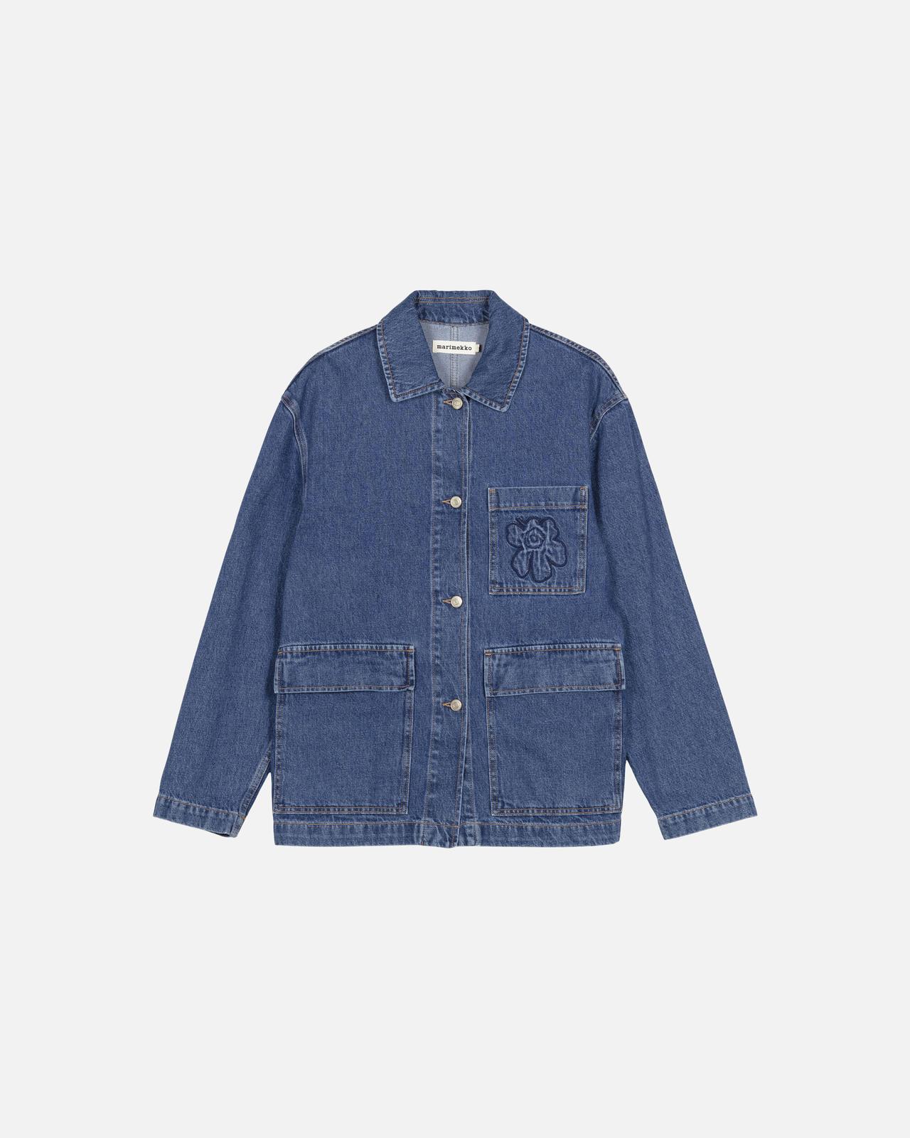 画像: Maridenim Poweri Unikko デニムジャケット ブルー ￥70,400／マリメッコ（ルック ブティック事業部） 出典：www.marimekko.jp
