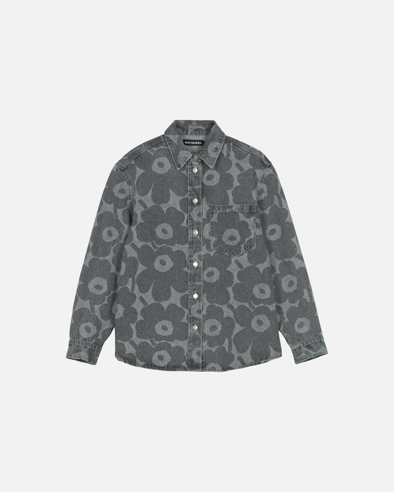 画像: Maridenim Vaihe Unikko シャツ ¥66,000／マリメッコ（ルック ブティック事業部） 出典：www.marimekko.jp
