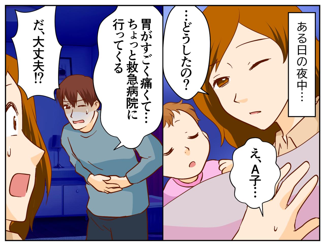 画像2: 「お腹が痛い」と言う夫