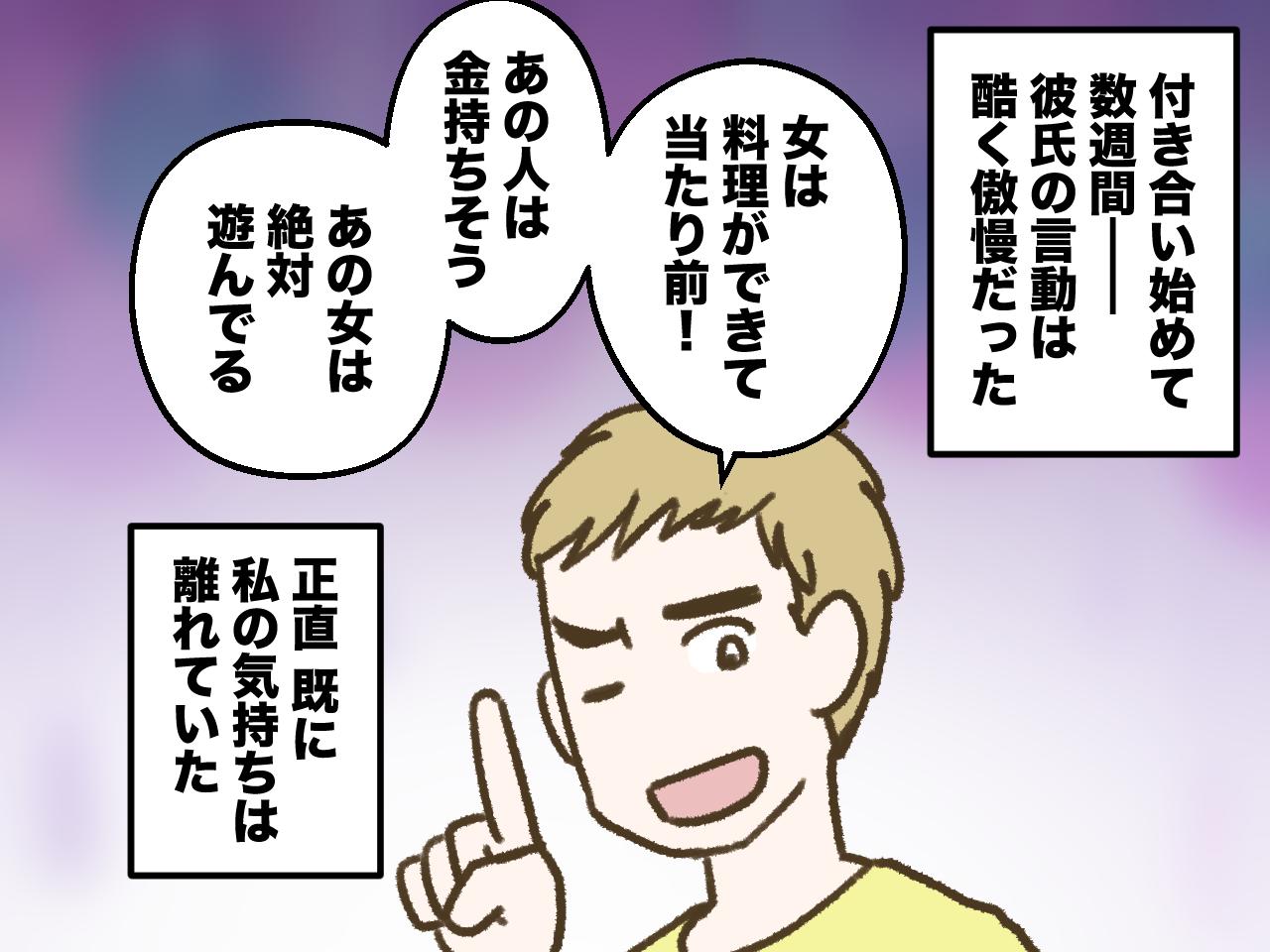 画像1: 人を観察しては小馬鹿にする彼氏