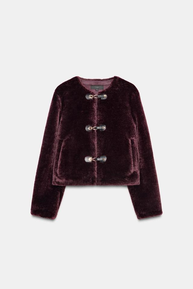 新品同様❥ZARA ふわふわ シャギーニット ファージャケット 新品同様❥ZARA ふわふわ シャギーニット ファージャケット ZARAの