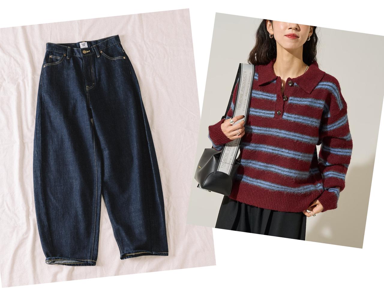 画像: ”Lee”のデニム￥17,160・ポロニット￥7,480（FREAK'S STORE） www.daytona-park.com