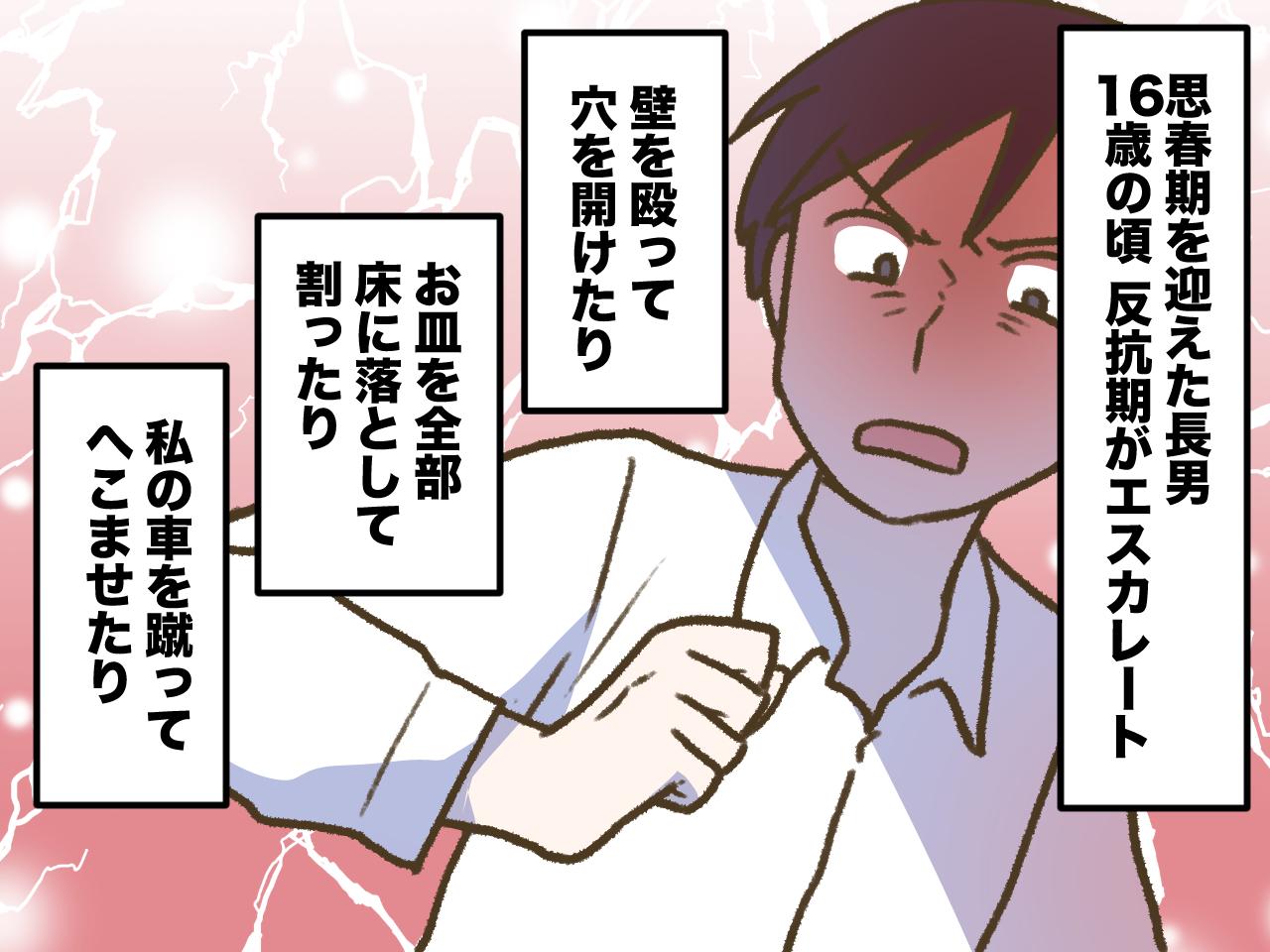 画像1: 反抗期の息子の暴力的な行動に絶望する日々