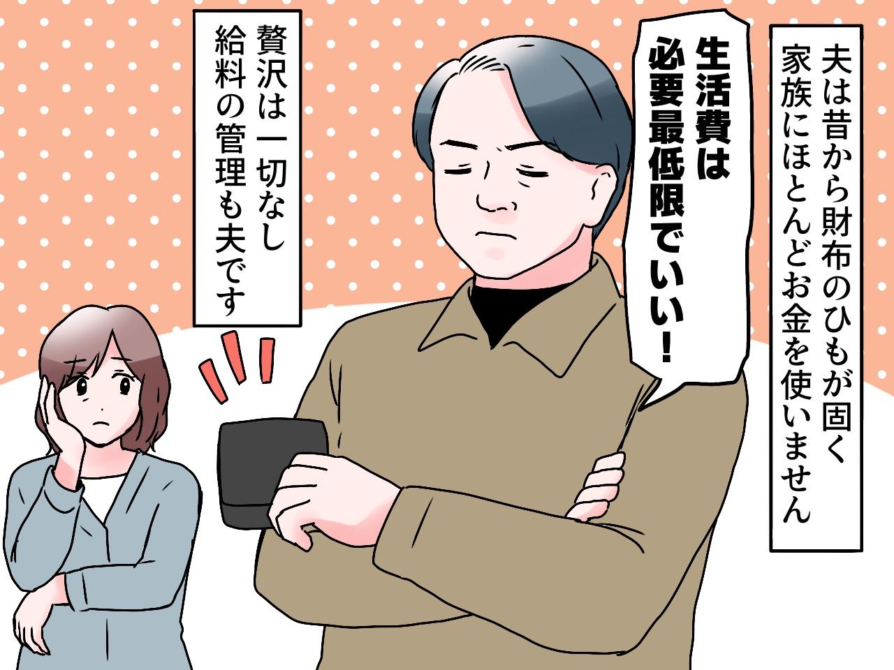 画像1: 家族にお金を使わない夫