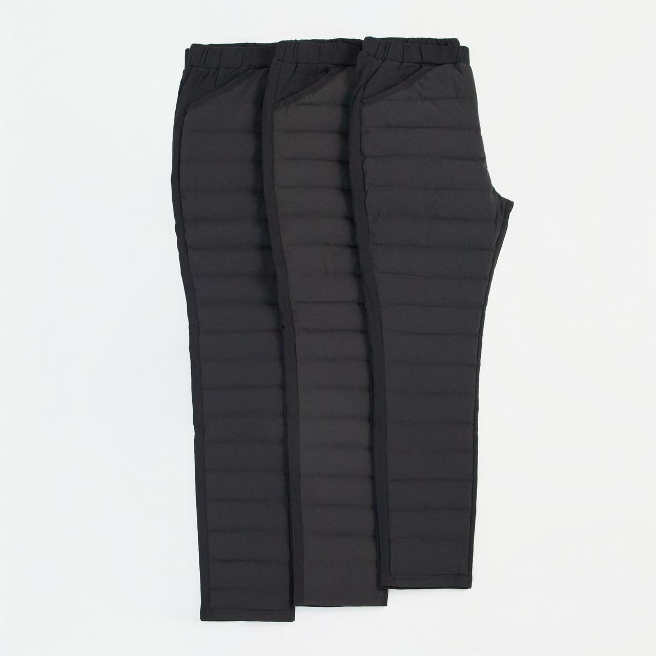 画像1: 抗菌防臭生地使いあったかダウンパンツ（ロング丈、レギュラー丈、ショート丈）　各¥3,990