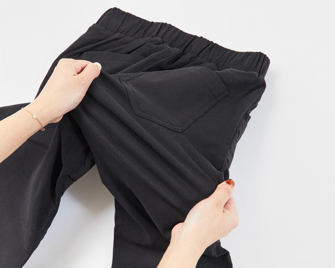 画像1: TYPE①ベーシックな『抗菌防臭生地使いあったかダウンパンツ（¥3,990）』