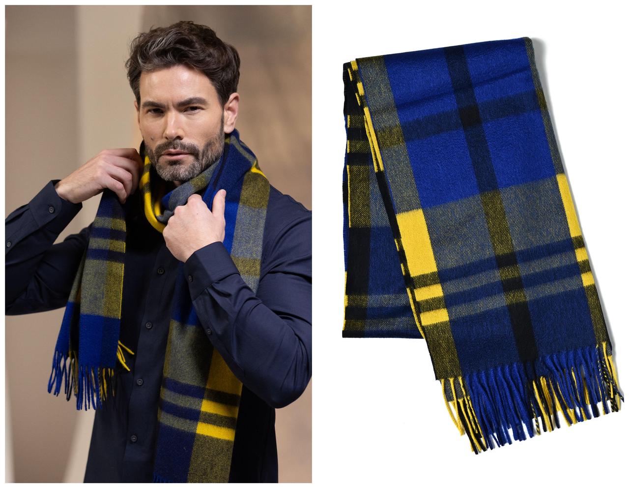 画像: 【ジョシュアエリス】カシミヤストール CPG52529【UNISEX】¥68,200　サイズ：縦50×横190㎝ www.mashimo-onlineshop.com