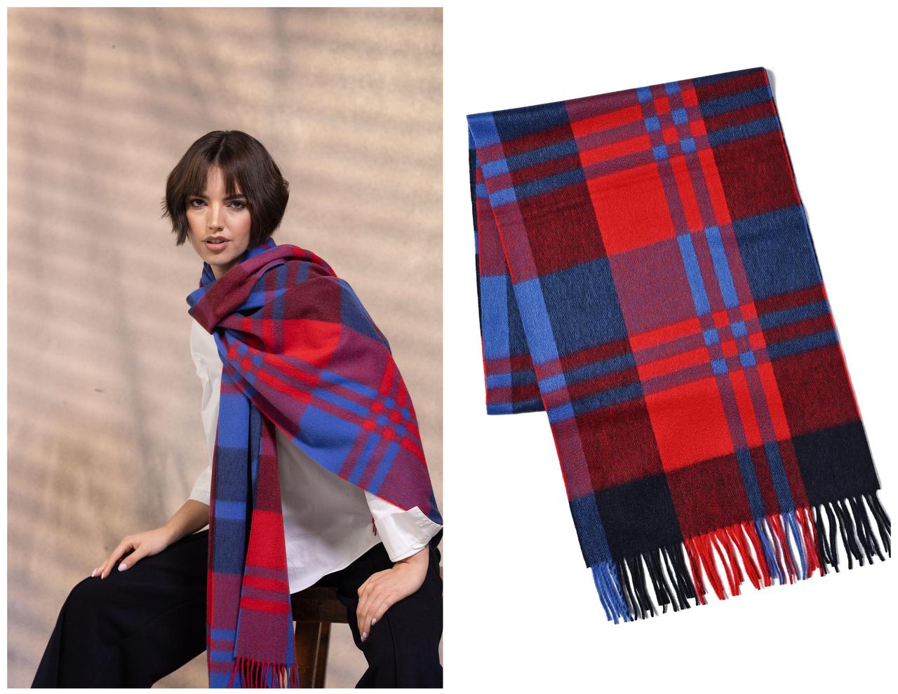 画像: 【ジョシュアエリス】カシミヤスカーフ CPG52472【UNISEX】¥52,800 サイズ：縦35×横190㎝ www.mashimo-onlineshop.com