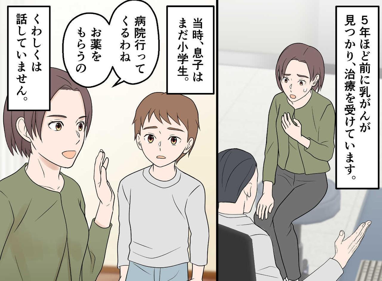 画像1: 乳がんの治療中