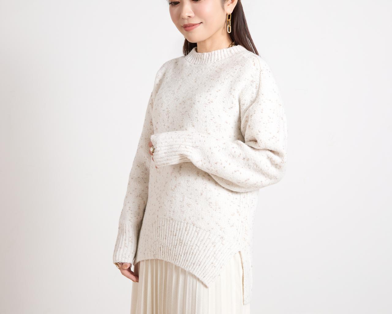 画像: ノットラメニットプルオーバー　¥3,990