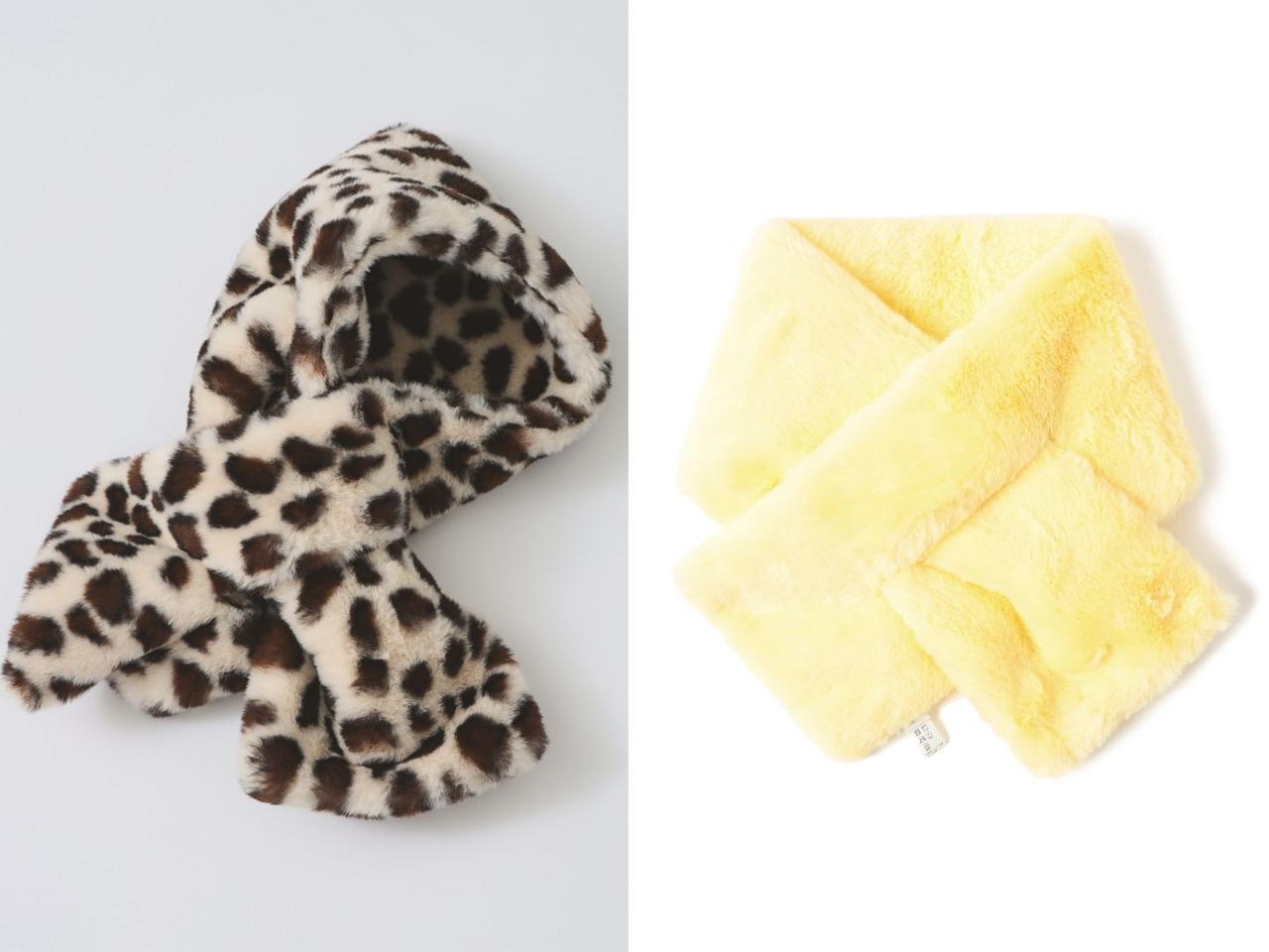 画像: 「フェイクファー ティペット」各￥5,500 出典：レイ ビームス