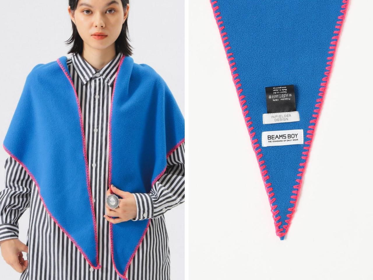 画像: 「【別注】フリース マフラー」￥6,930【インフィールダー デザイン】 出典：ビームス ボーイ