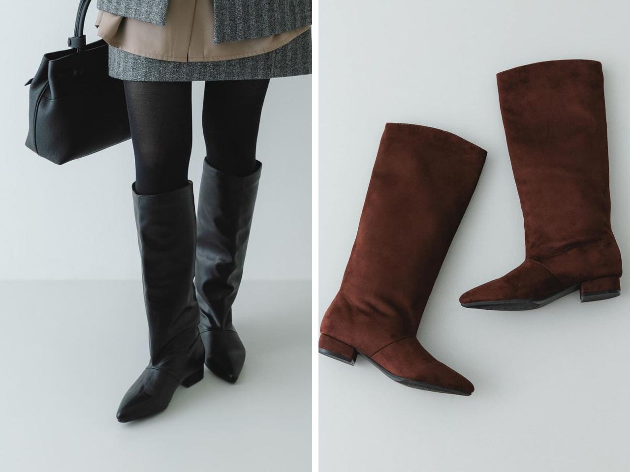 画像: 「2.5センチワイドシャフトロングブーツ」各￥9,900※2025年12月中旬発売予定 出典：ロデスコ