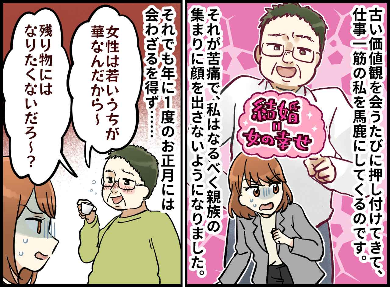 画像2: 女性陣にセクハラ発言をする親族男性