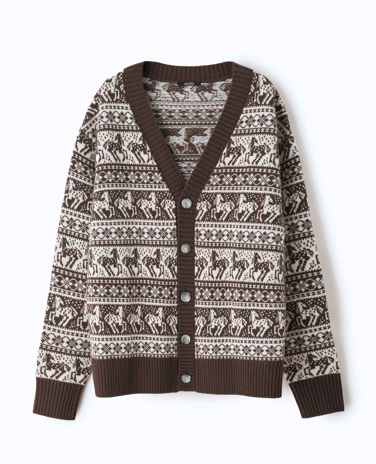 画像: カーディガン￥49,500／aLORS 出典：alorsparis.fr
