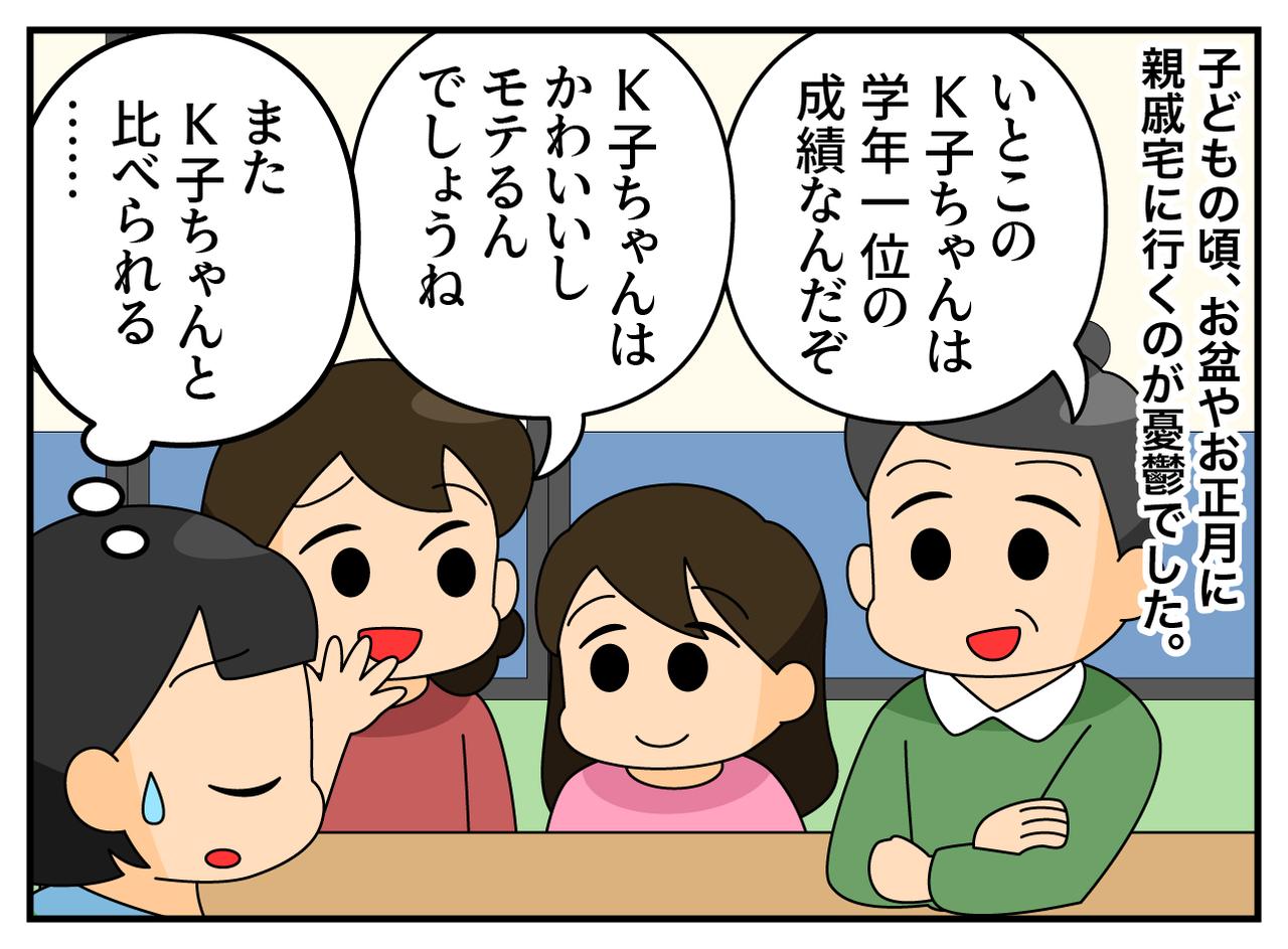 画像1: いとこと比べられる