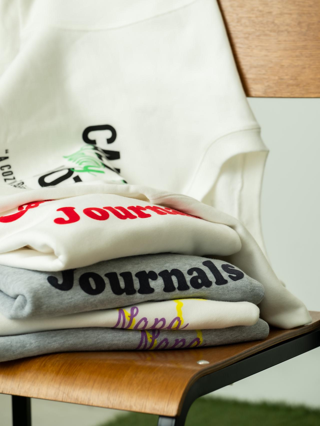 画像: 「Journals by STUDIO ANIMALS Sweat Pullover」各￥25,300 出典：RHC ロンハーマン