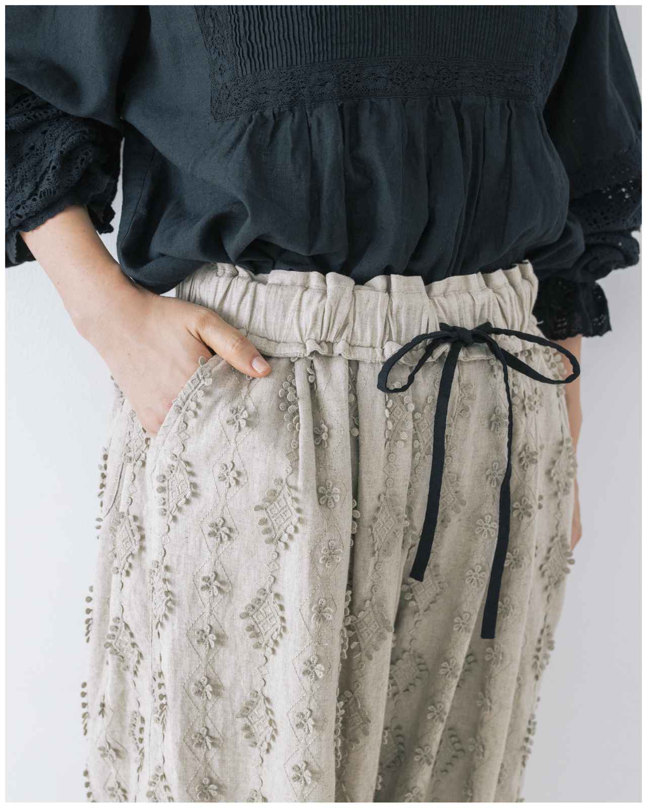 画像2: 【サマンサ モスモス】3D刺しゅうパンツ¥12,650 www.canshop.jp