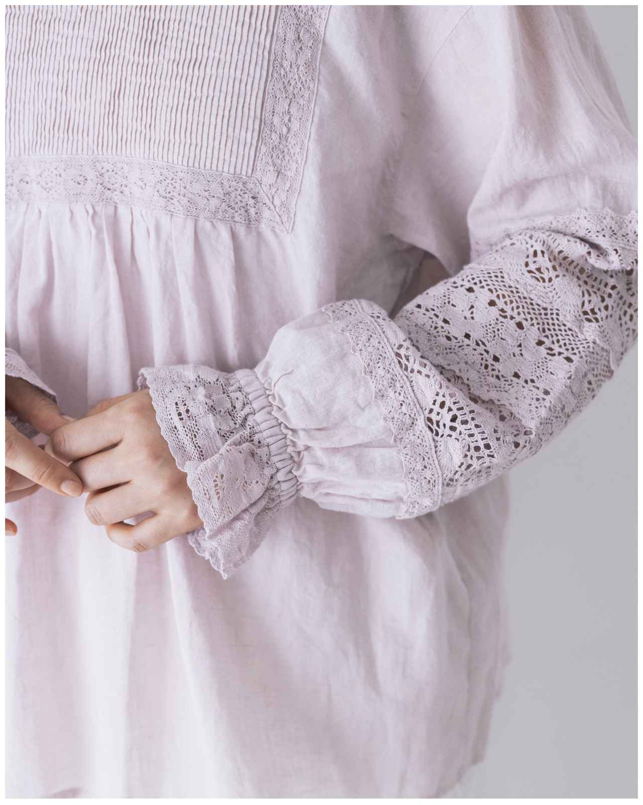 画像2: 【サマンサ モスモス】袖レース前後着ブラウス¥10,450 www.canshop.jp