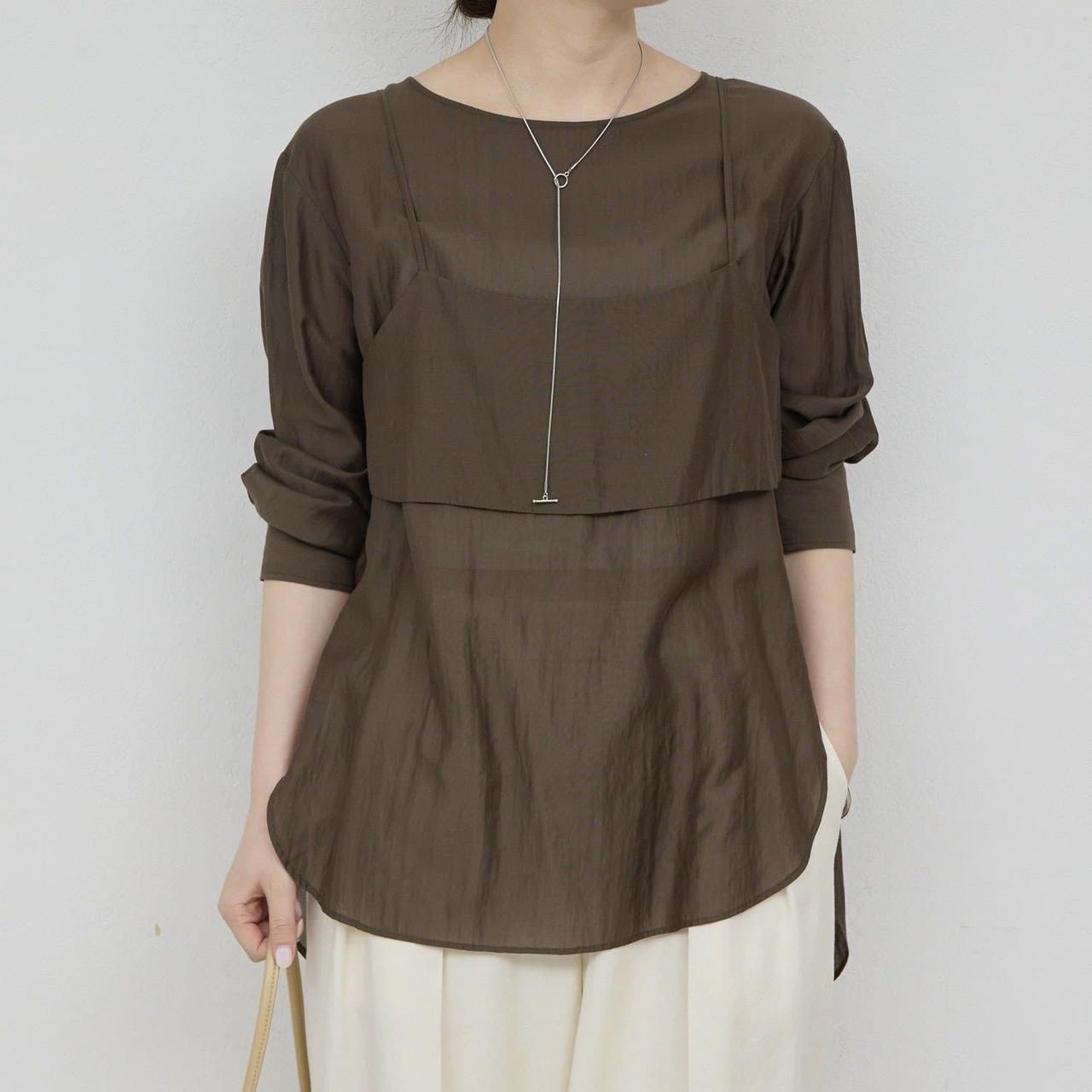 画像: 「ビスチェレイヤードシャツ」￥19,800 出典：ガリャルダガランテ