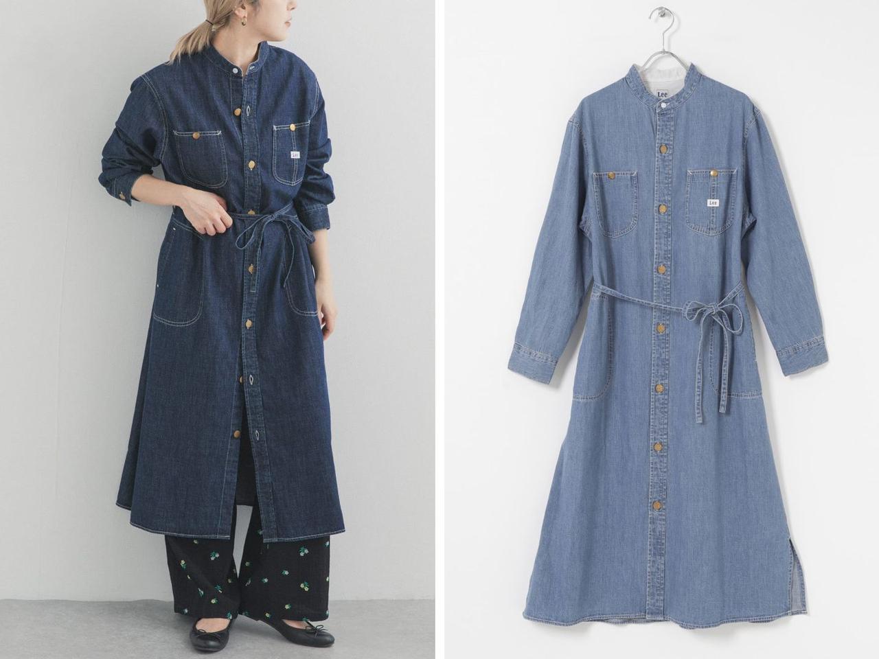 画像: 「WORK SHIRTS ONE-PIECE」各￥12,650 出典：アーバンリサーチ ドアーズ