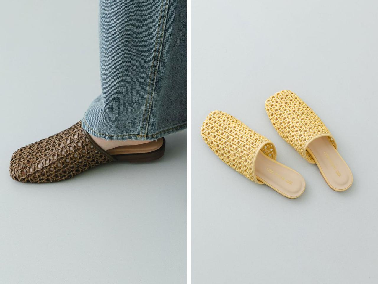 画像: 「メッシュスリッパ」各￥7,480 出典：ロデスコ