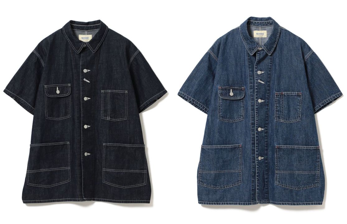 画像: 「デニム カバーオール ショートスリーブ」各￥22,000 出典：ビームス ボーイ