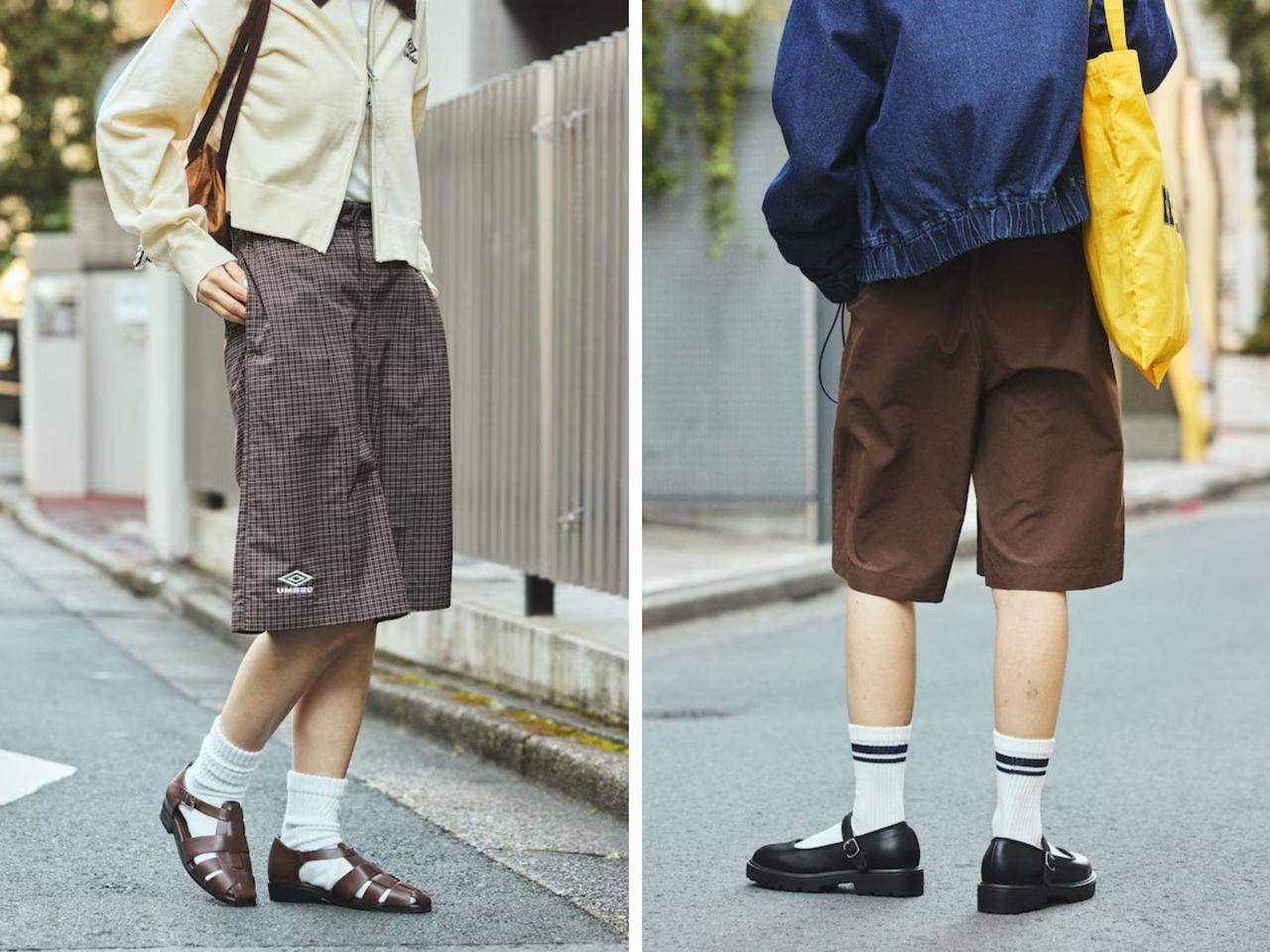 画像: 「別注 TUCK HALF PANTS」各￥14,300【アンブロ】※2026年3月下旬発売予定 出典：フリークス ストア