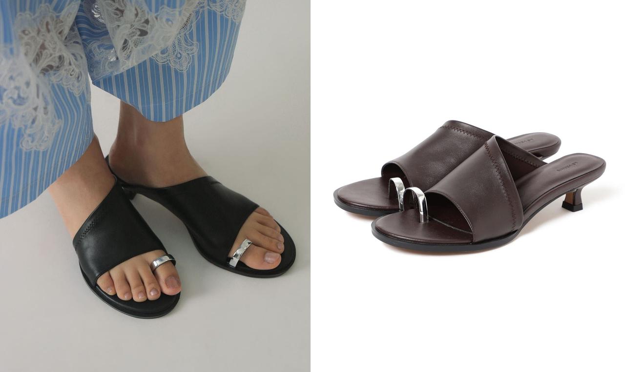 画像: 「トゥリング サンダル」各￥18,480【ル・べルニ】※2026年4月上旬発売予定 出典：レイ ビームス