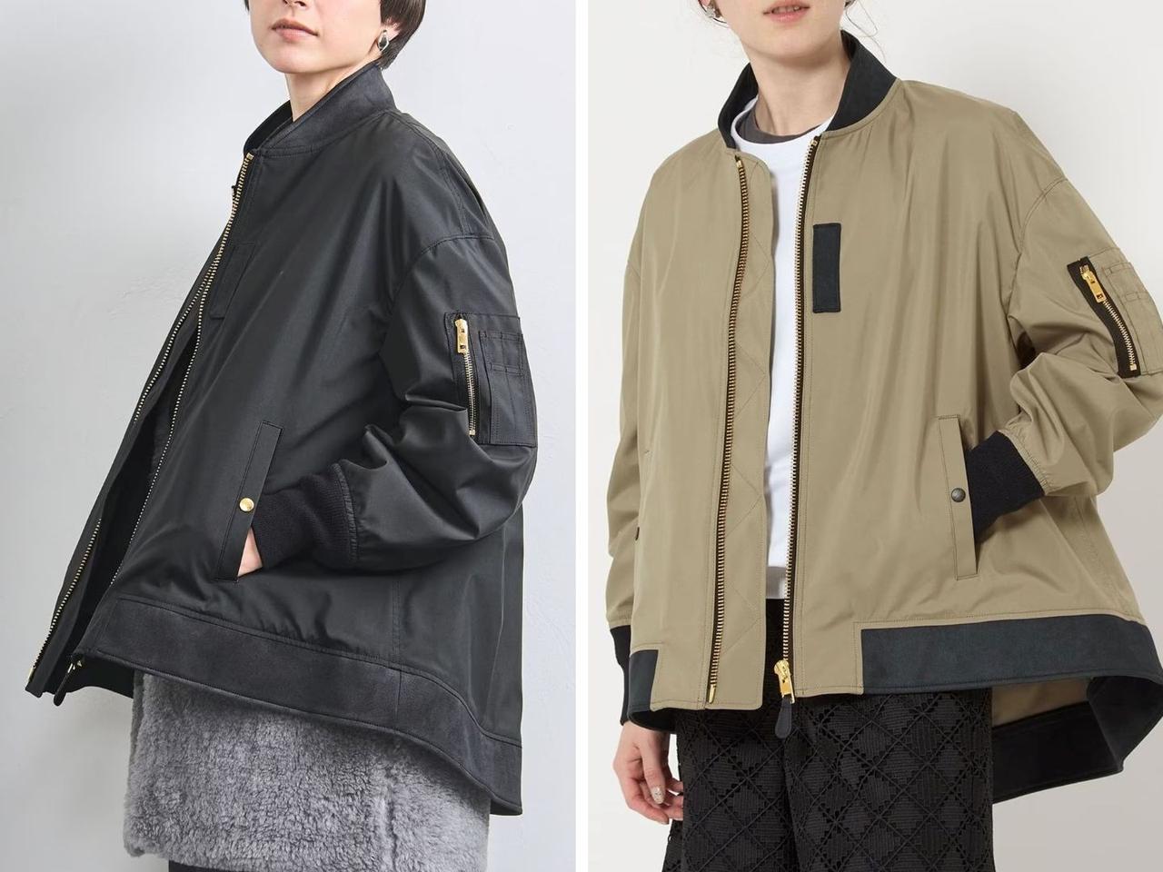 画像: 「別注MA―1 ジャケット」各￥57,200【ザ リラクス】 出典：ユナイテッドアローズ