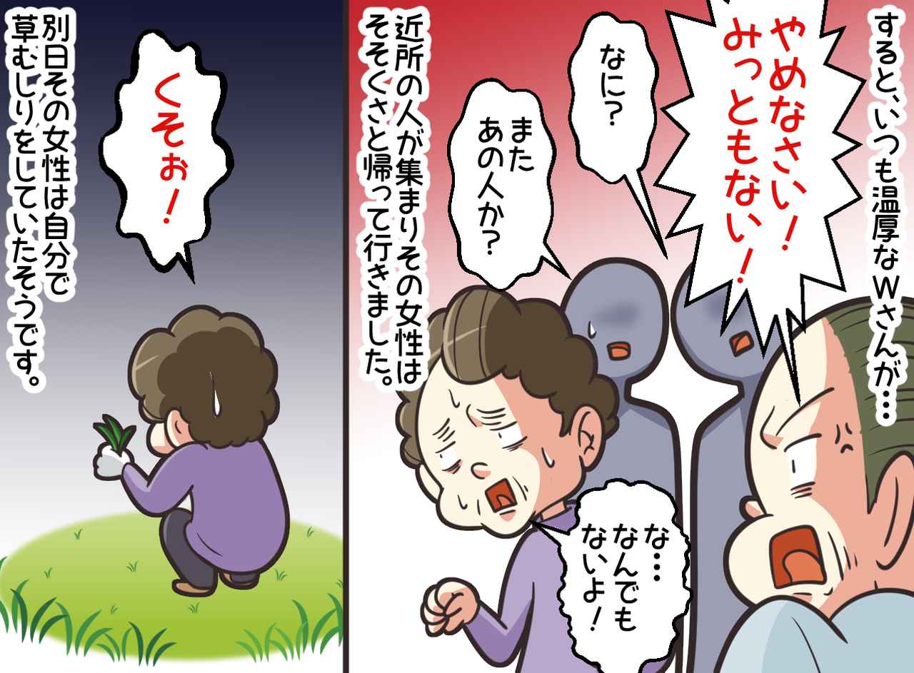 画像4: 隣人の草むしりをしていたら……