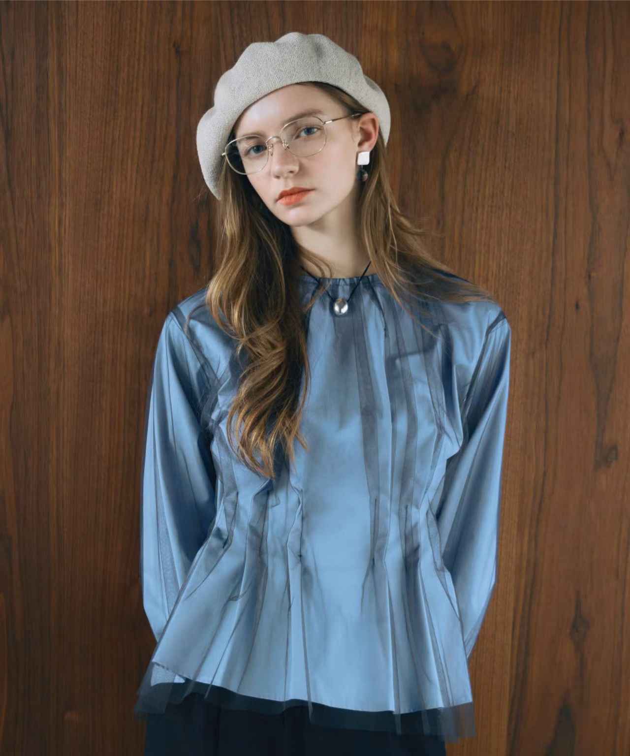 画像: 【PARIGOT（パリゴ）】 レイヤードタックブラウス　¥22,000（税込）