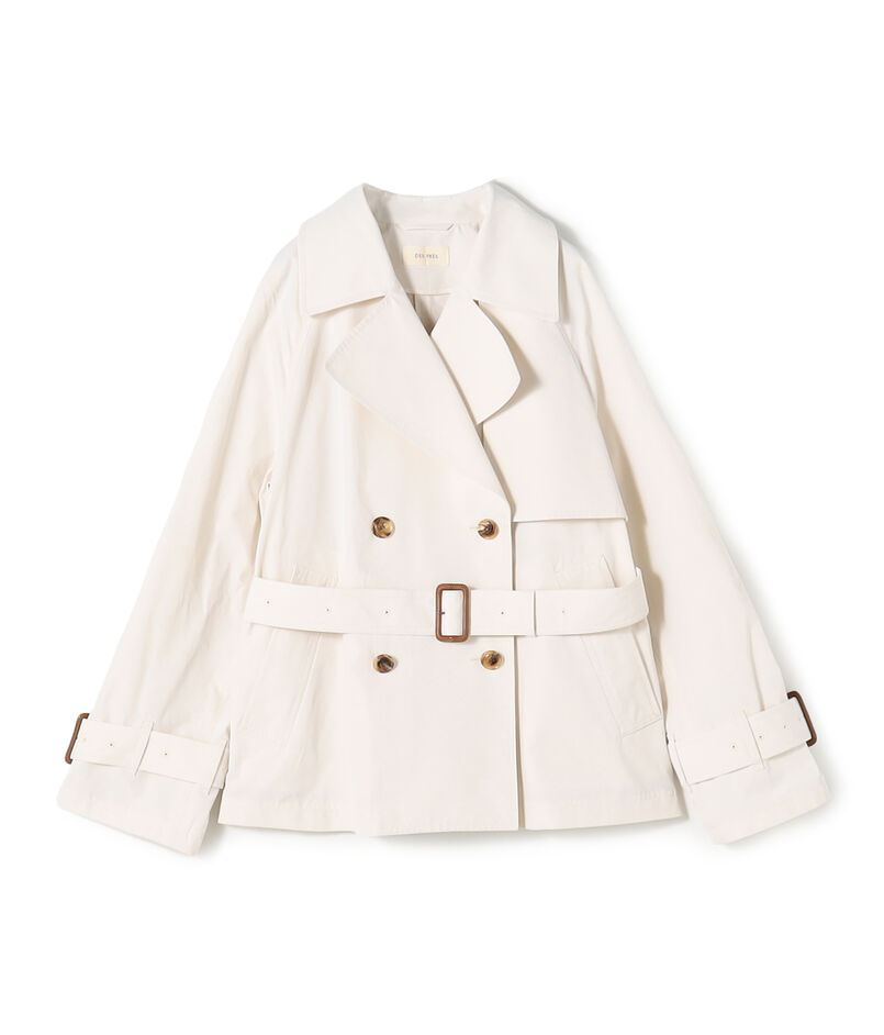 画像: ショートトレンチコート￥90,200（デ・プレ） store.tomorrowland.co.jp