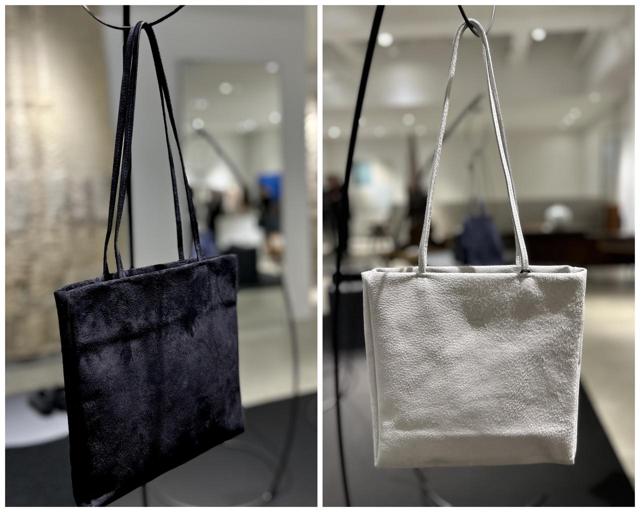 画像: 【ミズイロインド】ウォッシャブルスエードトートバッグ［縦25×横25×マチ3㎝］各¥25,300 mizuiroind.jp