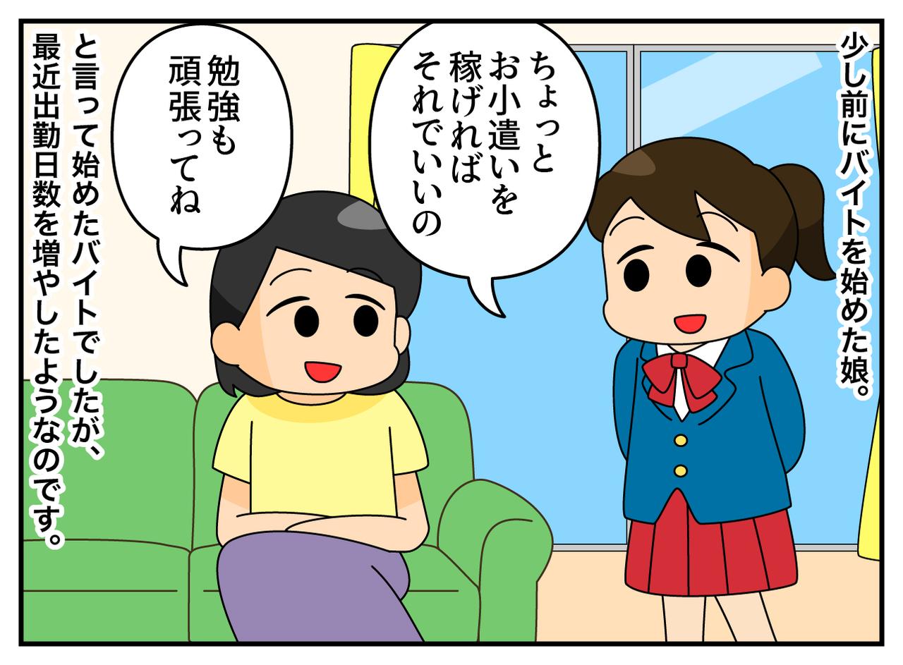 画像1: 娘のアルバイト