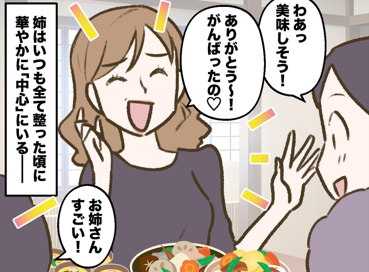 画像1: 「頼もしく」「気立ての良い」姉は親戚たちに絶賛されるが.....