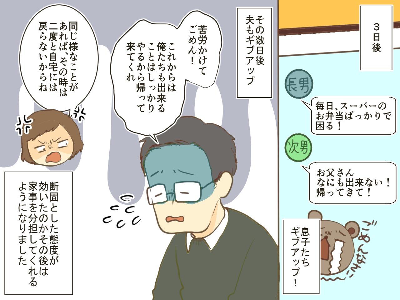 画像4: 退院後、まったく家事をしない男たちへの母の逆襲とは！？