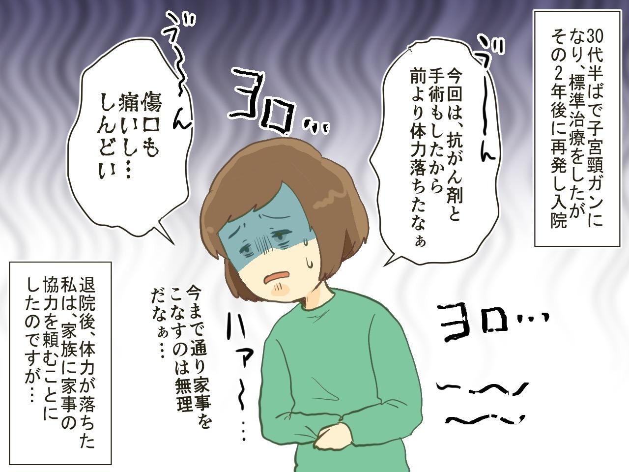 画像1: 退院後、まったく家事をしない男たちへの母の逆襲とは！？