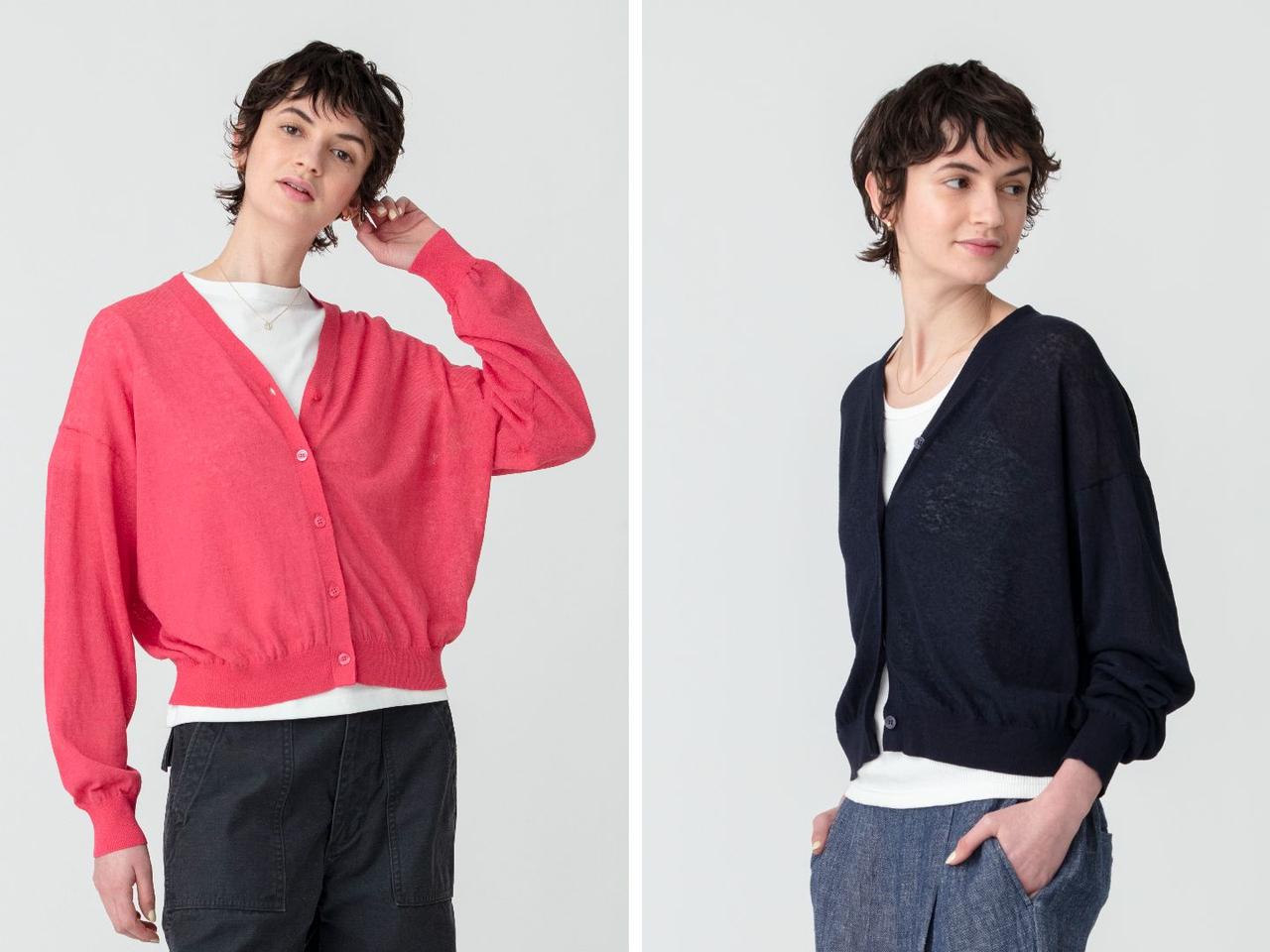 画像: 「シアーカーディガン」各￥23,100 出典：RHC ロンハーマン