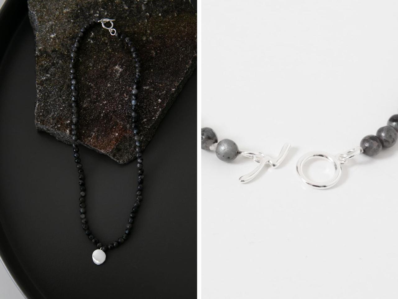 画像: 「blackLabradoritenecklace」￥19,800 出典：スメリー