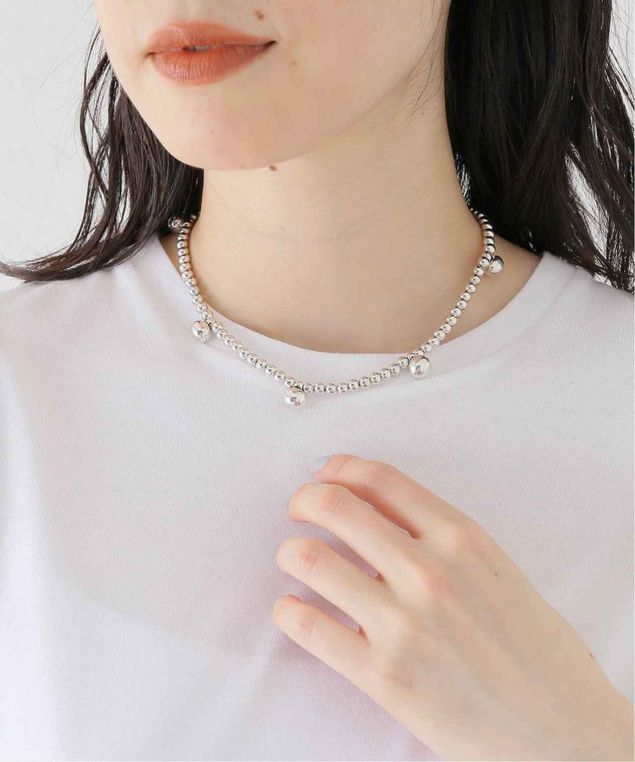 画像: 「Perry necklace brass a」￥24,200【フィリップ オーディベール】 出典：ジャーナル スタンダード