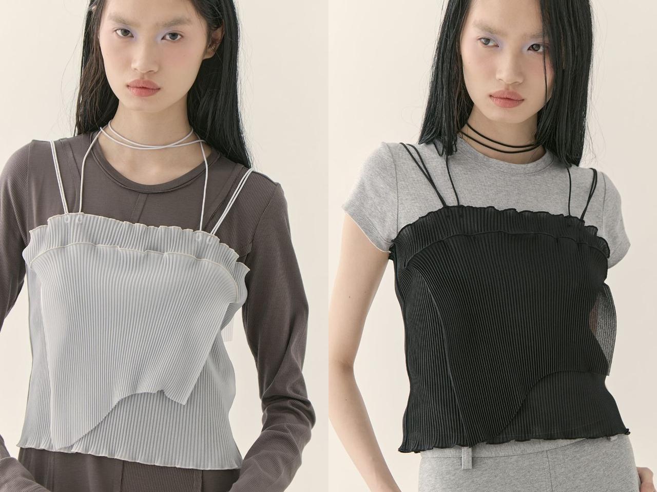 画像: 「SHEER CAMISOLE」各￥19,800【トゥードゥー コトハヨコザワ】 出典：ステュディオス