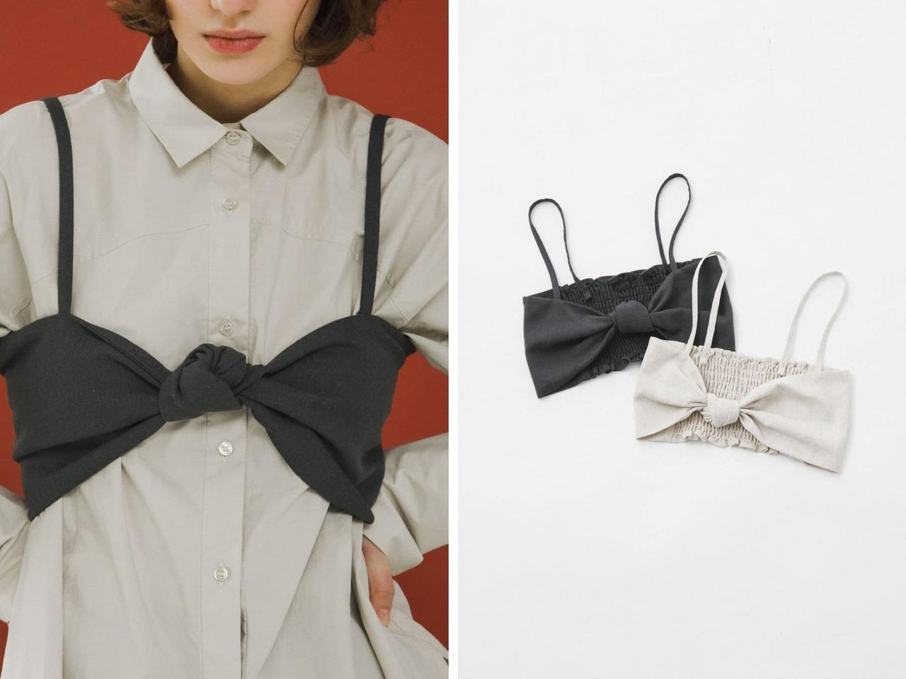 画像: 「twist bustier」各￥8,800 出典：ラート